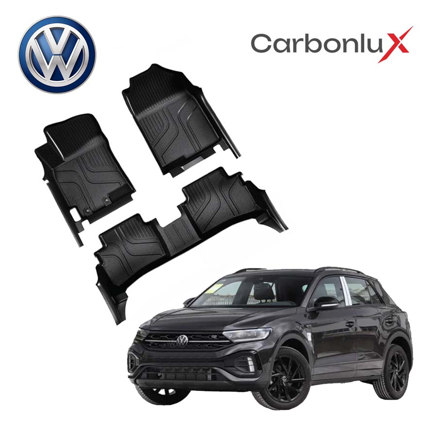 tapis carbon 7d Volkswagen T-Roc Avant et Arrière