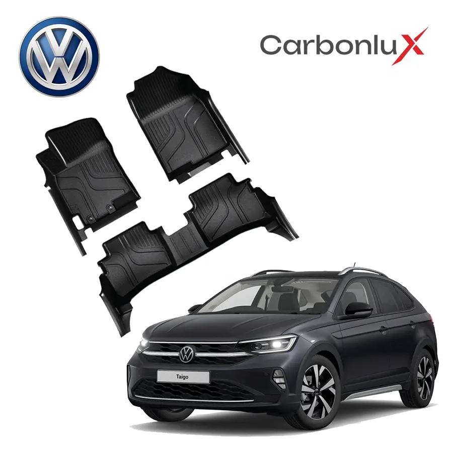 tapis carbon 7d Volkswagen Taigo Avant et Arrière