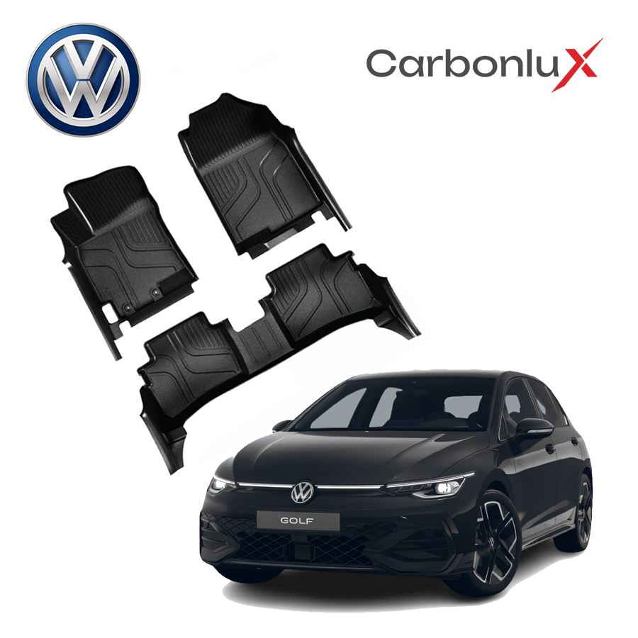 tapis carbon 7d Volkswagen Golf 8 Avant et Arrière